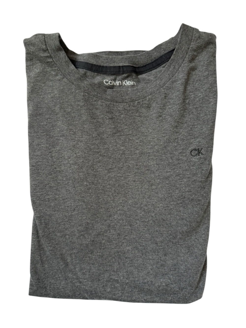 Men’s Calvin Klein Liquid Touch T Shirt Mens Medium Gray Soft Cotton Tee